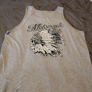 Men's Indian Motorcycle Gray Tank top